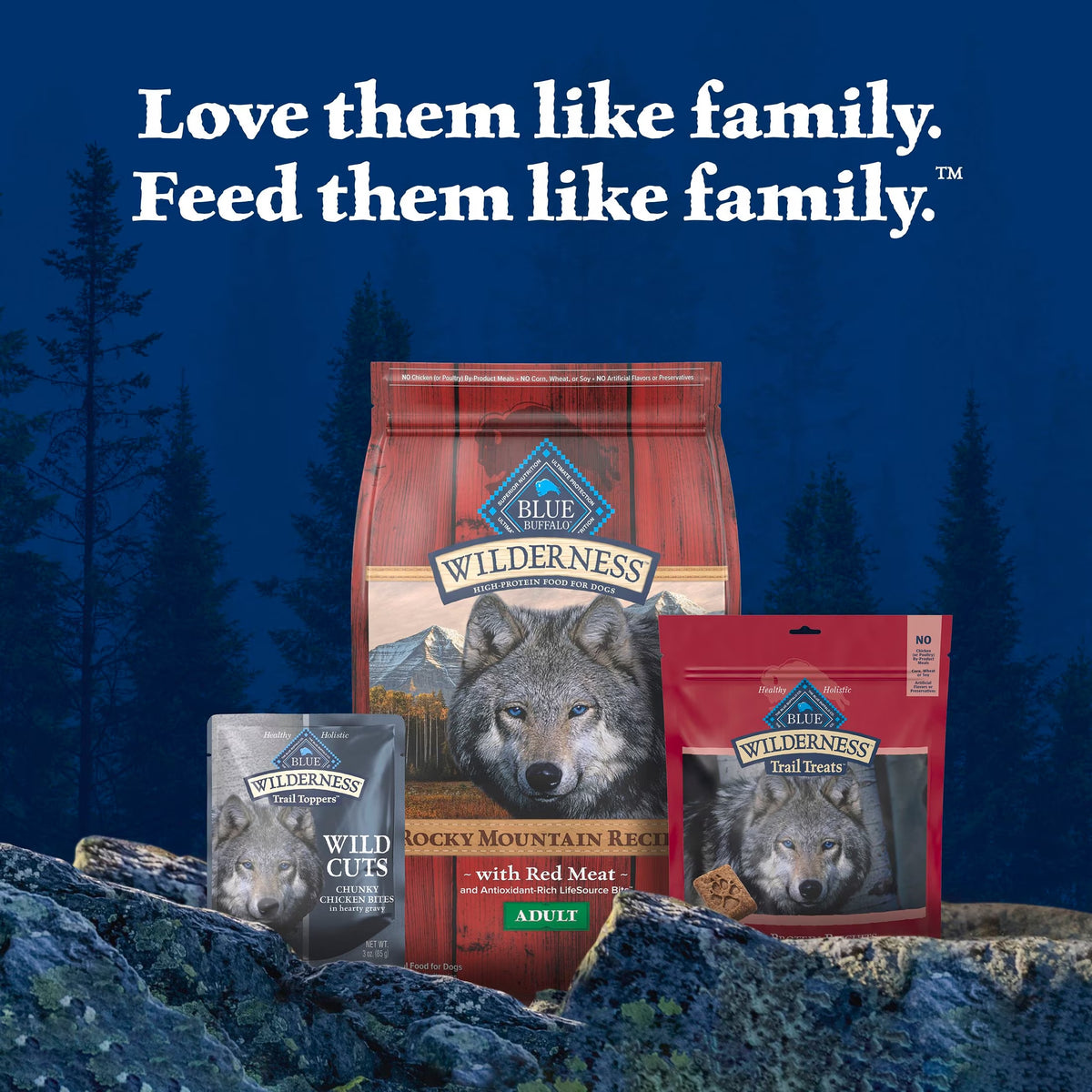 Wilderness Trail Toppers High-Protein Chicken & Beef, 3 Oz Pouches, 12 Count