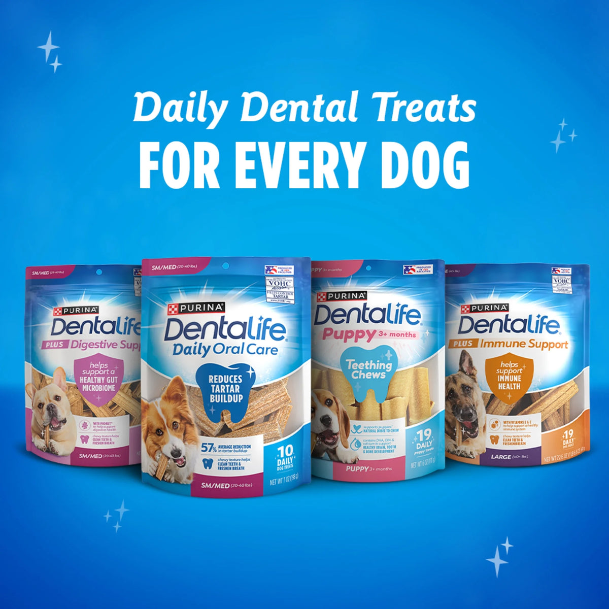 Purina  Daily Oral Care Chicken Flavor Dental Chews for Large Dogs, 20.7 Oz.