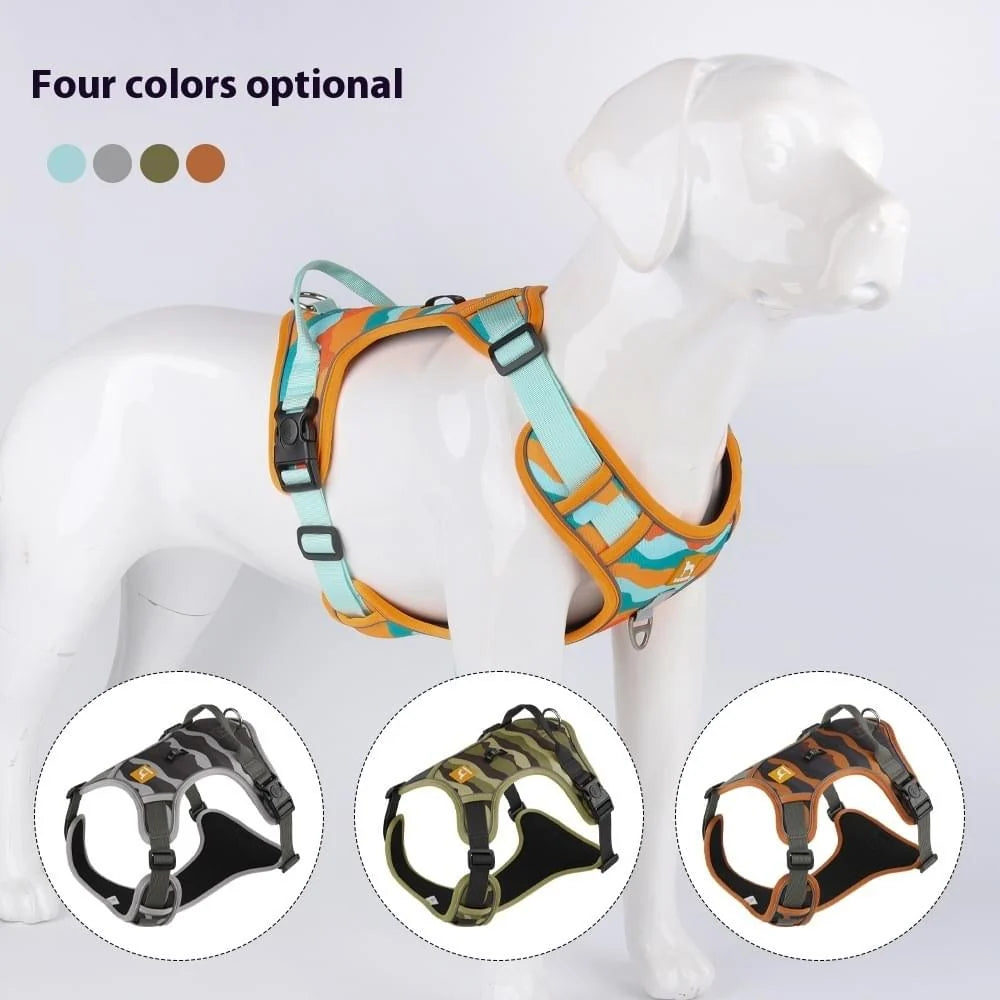 Dog Chest and Back Reflective Commuter Hand Holding Rope