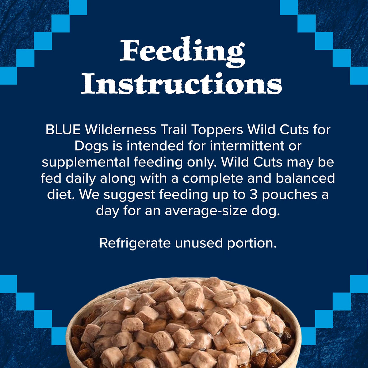 Wilderness Trail Toppers High-Protein Chicken & Beef, 3 Oz Pouches, 12 Count