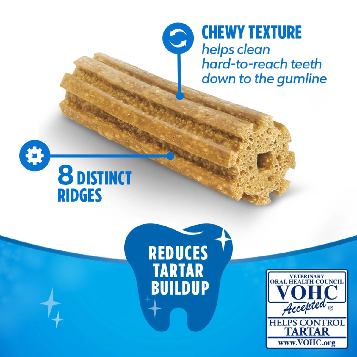 Purina  Daily Oral Care Chicken Flavor Dental Chews for Large Dogs, 20.7 Oz.